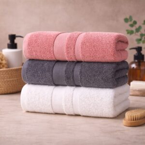 3 מגבות ענק 100% כותנה SWISS BATH