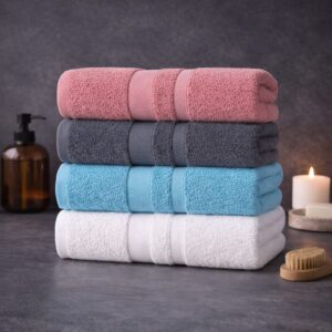 4 מגבות גוף 100% כותנה SWISS BATH