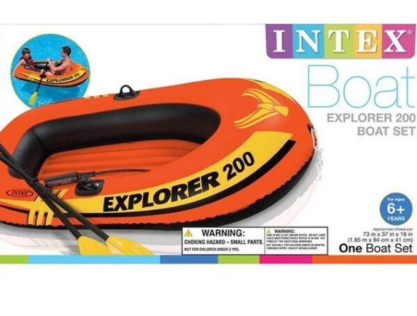 סירה זוגית כולל משוטים ומשאבה מבית INTEX 58331