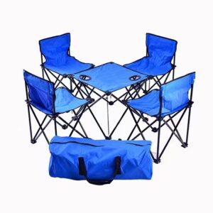 סט ישיבה 4 כיסאות ושולחן לקמפינג ארוזים בתיק מבית Swiss Sky- דגם באלי