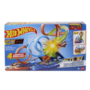 הוט ווילס אקשן מארז ממונע 4 לופים אין סופיים