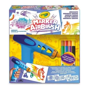 קריולה- ערכת ציור בהתזה עם טושים רחיצים ושבלונות